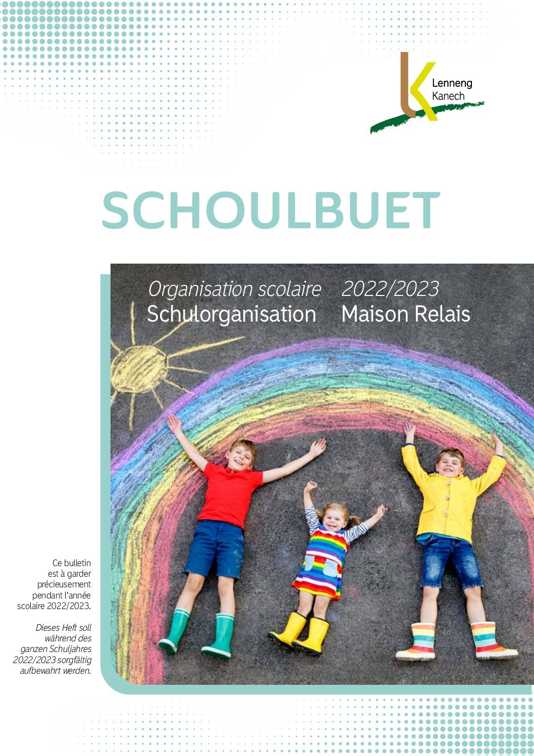 Schoulbuet 2022-2023 - Bulletin scolaire 2022-2023