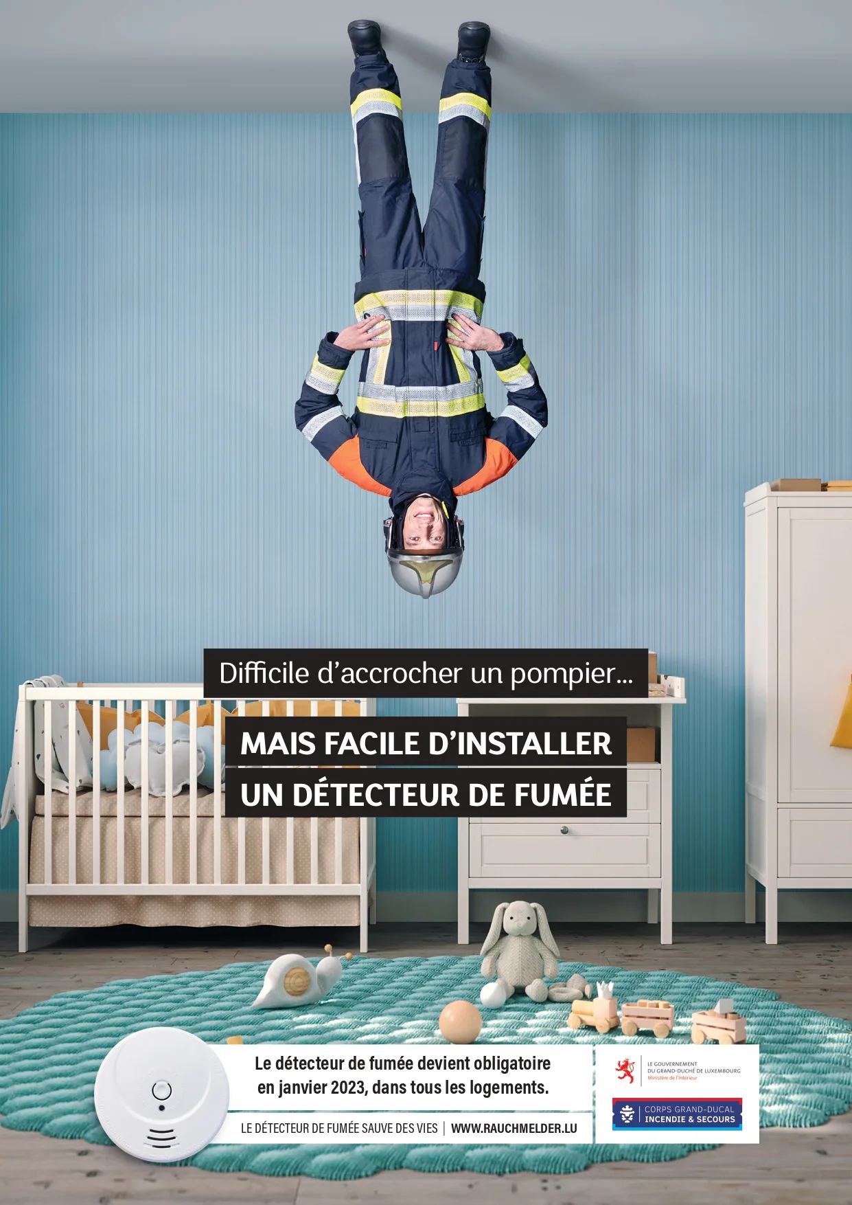 détecteurs de fumée affiche A4 FR