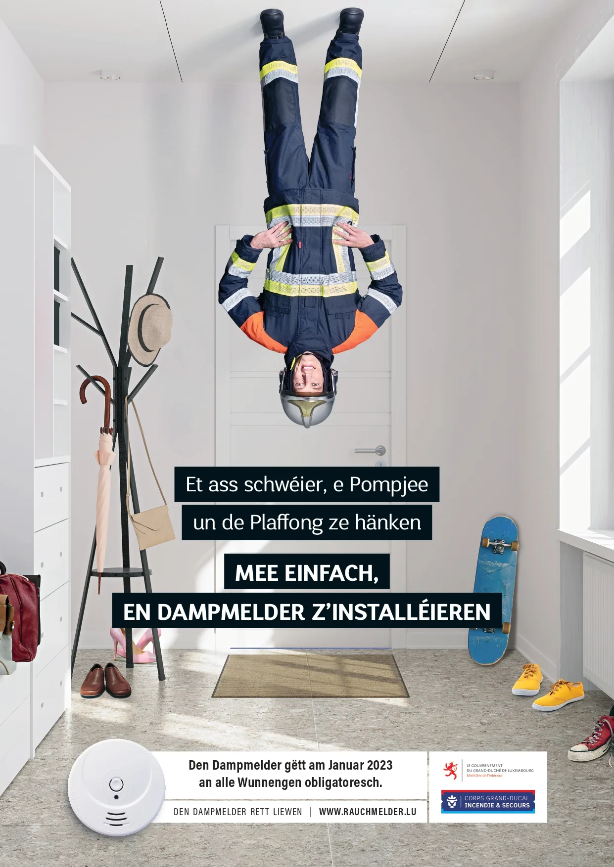 Dampmelder Affiche Lu A4